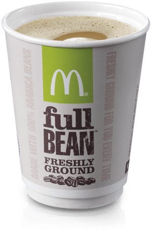 Mcdonalds Coffee Regular White - Take Away Coffee Cup (444x507), Png Download