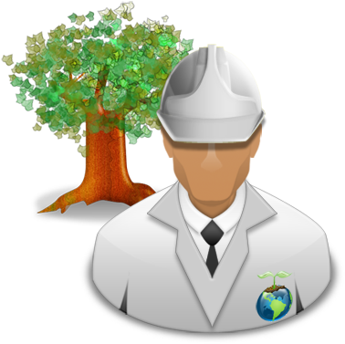 Engineer, Environmental, Green Icon - Supervisor Del Medio Ambiente (400x400), Png Download
