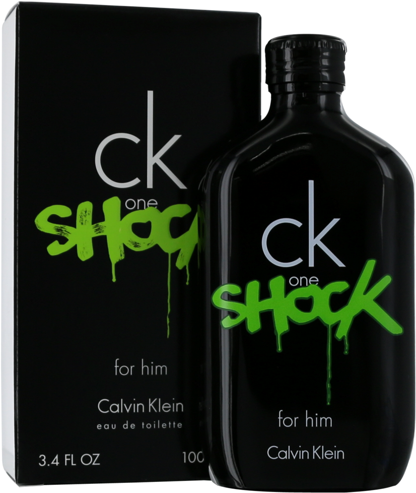 Calvin Klein One Shock For Him Men - Ck One Shock For Him Edt Sp 200ml (898x1024), Png Download