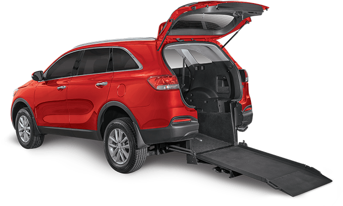 Wheelchair Accessible Kia Sorento - Kia Sorento Wheelchair Accessible (700x557), Png Download