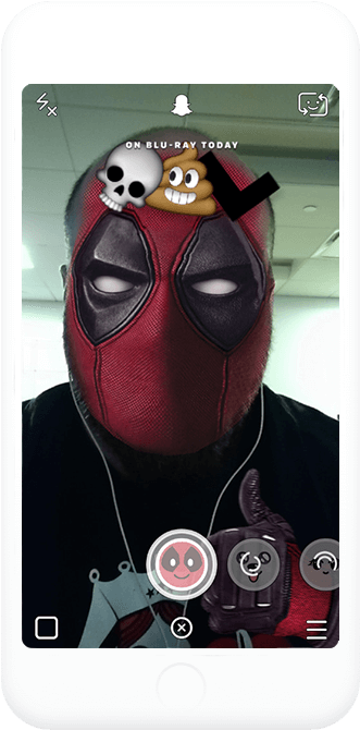 Discover - Deadpool (358x697), Png Download