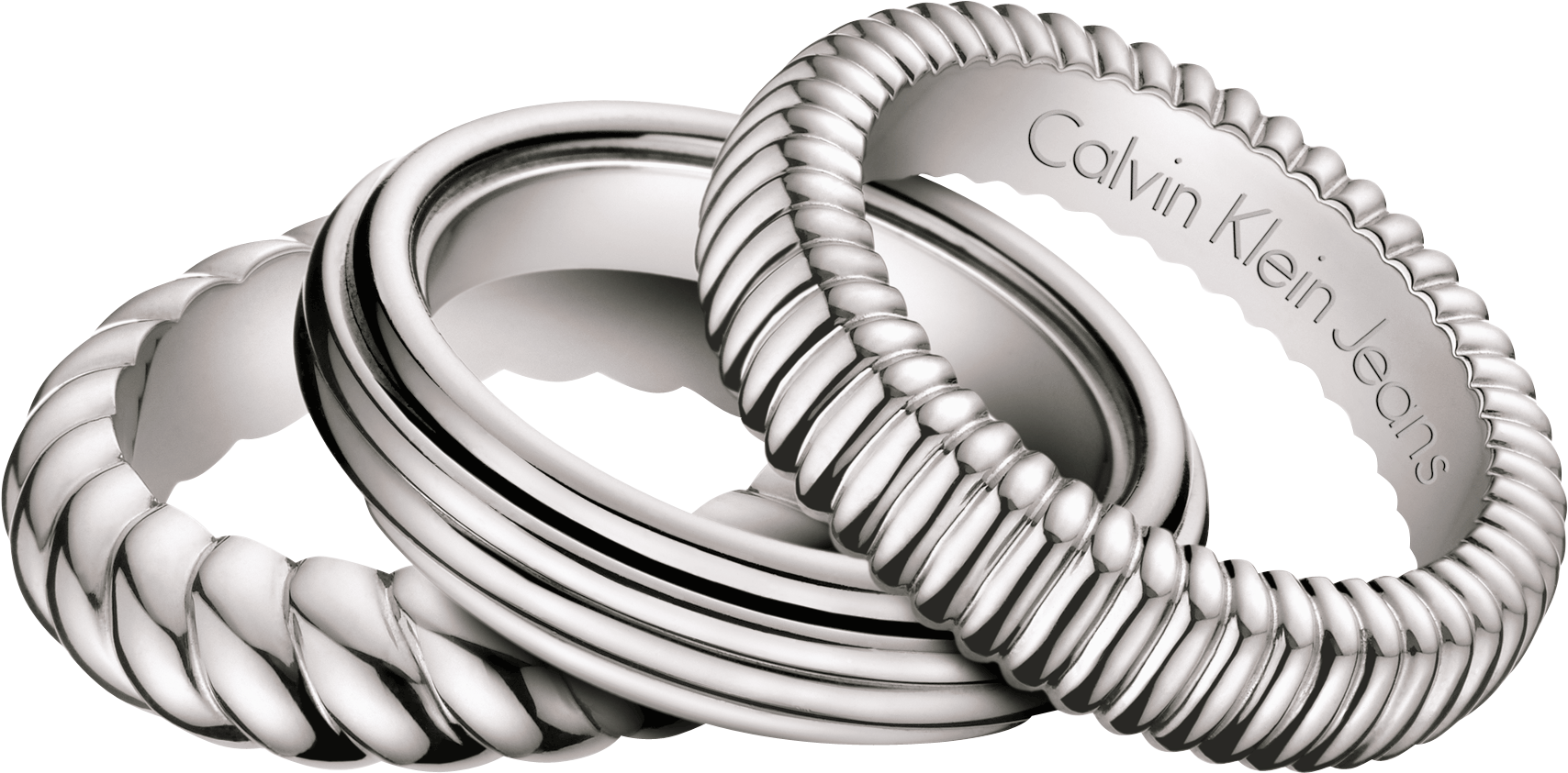 Calvin Klein Ring Zilver (1800x933), Png Download