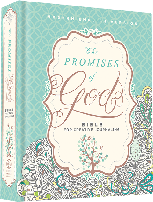 Mev The Promises Of God Creative Journaling Bible - Promises Of God Creative Journaling Bible (543x717), Png Download