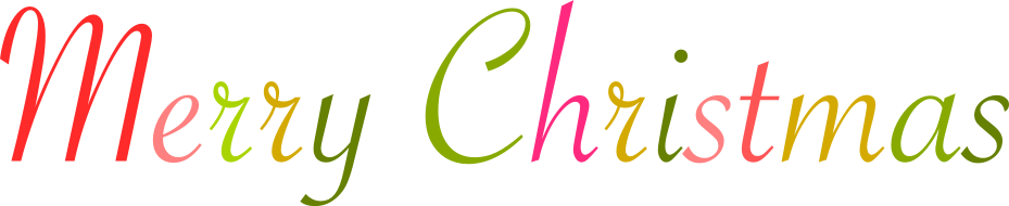 Merry Christmas Word Art Png - Christmas Word Art Png (929x190), Png Download