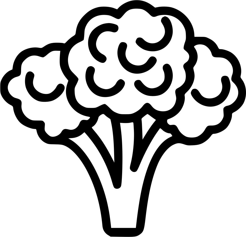 Brocoli Comments - Broccoli Svg (981x946), Png Download