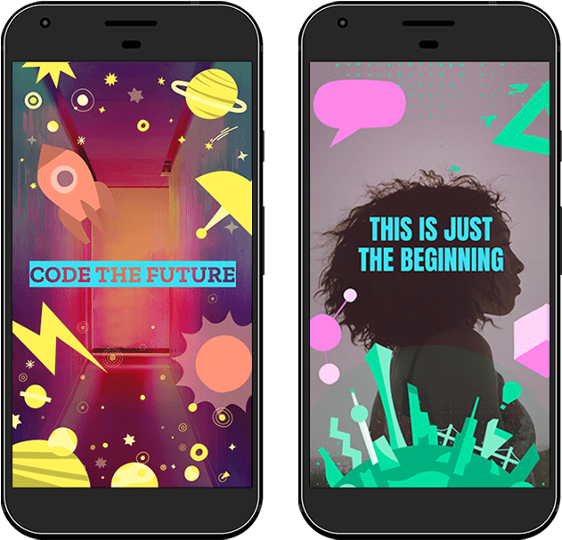 Snapchat And Google Team Up To Sponsor Geofilter Coding - Made With Code Geofilter (750x664), Png Download