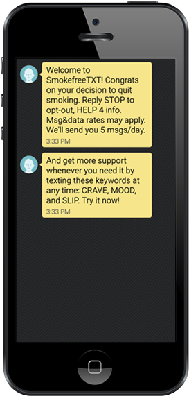 Gov Offers Free Text Messaging Programs That Give 24/7 - Text Messaging (283x580), Png Download
