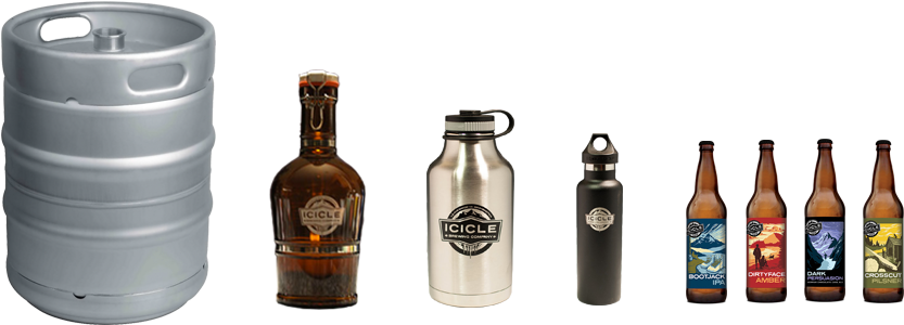 22oz Bottles And 12 Oz Cans - Keg Of Beer (911x316), Png Download