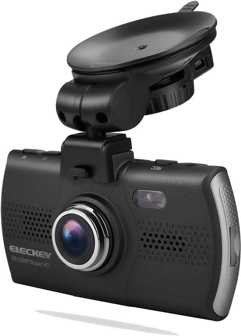 E6 Dash Cam - Eleckey E6 Dash Cam For Cars Super Hd 1296p Dashboard (1500x1200), Png Download