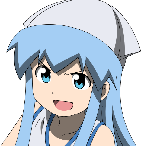 Squid Girl - Squid Girl Transparent (500x480), Png Download