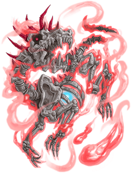 Inferno Bone Wolf Transparent - Portable Network Graphics (480x640), Png Download