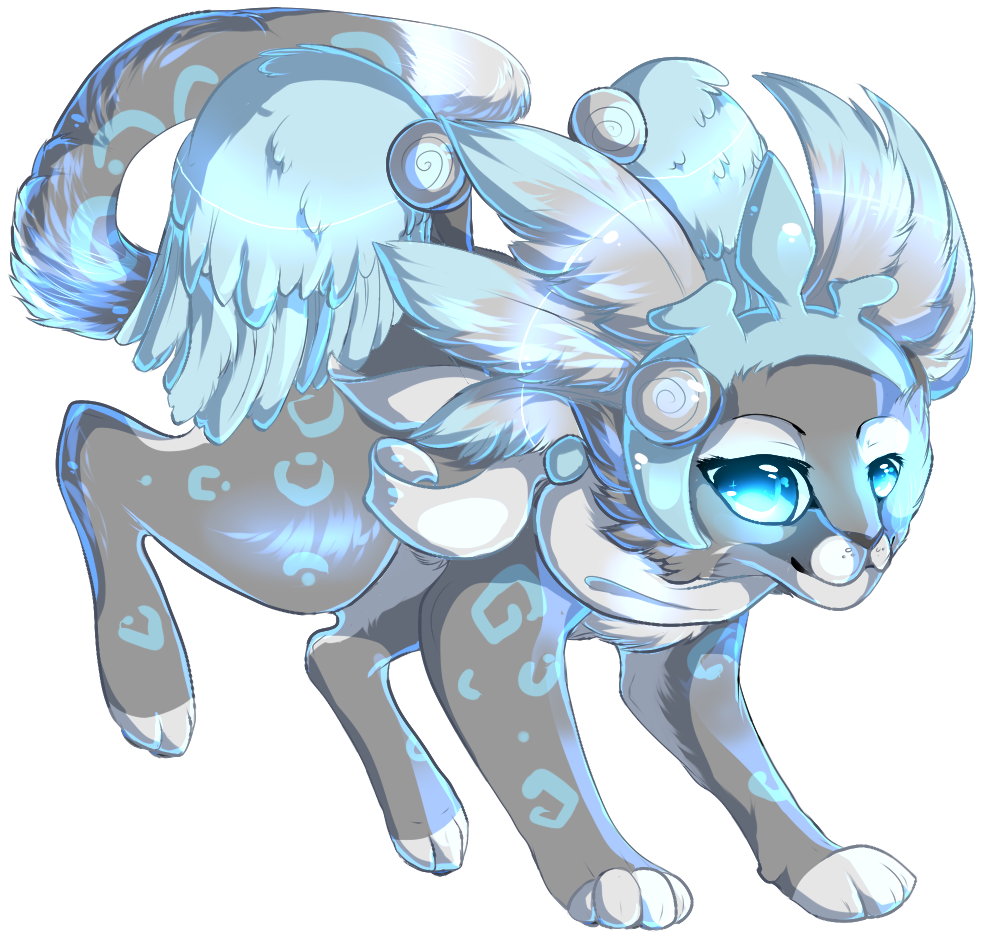 Snow Leopard Clipart Arctic Pencil And In Color Snow - Animal Jam Snow Leopard Drawing (1000x1000), Png Download
