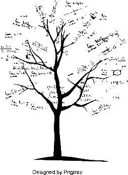 Vector Math Tree, Tree Clipart, Creative Trees, Cartoon - Pinterest (360x360), Png Download