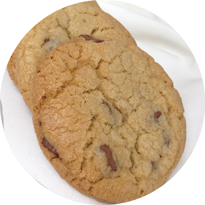 Chocolate Chip Cookies - Peanut Butter Cookie (681x681), Png Download