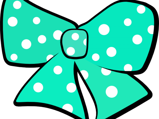 Bow Clipart Polka Dot - Laço Rosa Vetor Png (640x480), Png Download