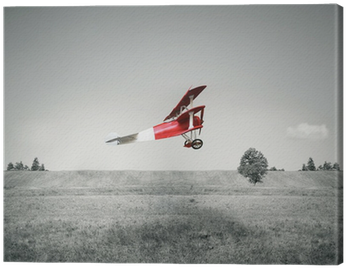 Cafepress Red Vintage Airplane Tile Coaster (400x400), Png Download