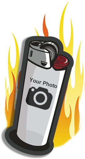 Shop Custom Bic Lighters Or Create Your Own These Make - Lighter (298x514), Png Download