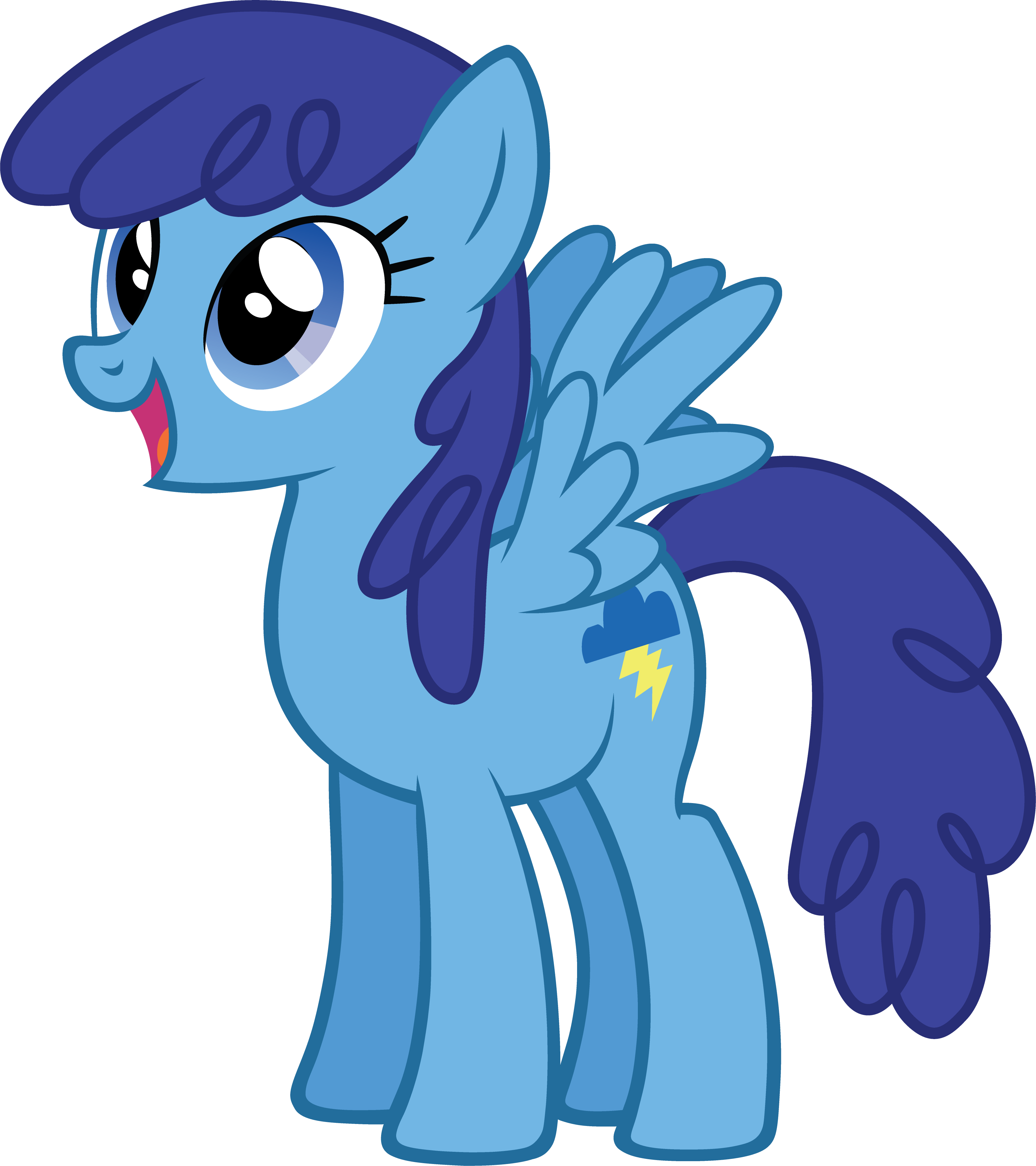 34 Best My Little Poney Images - My Little Pony Blueberry Cloud (3648x4106), Png Download