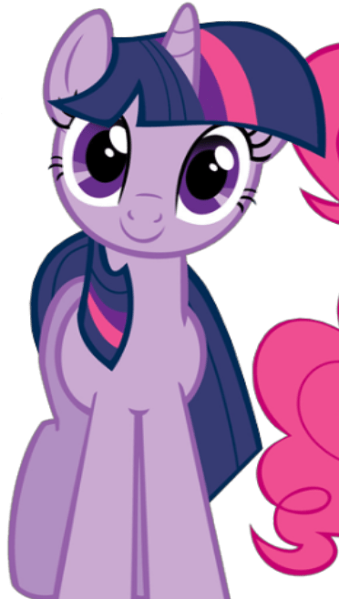 The De Facto Leader Of This Sorry Bunch - Twilight Sparkle Facing Forward (381x690), Png Download