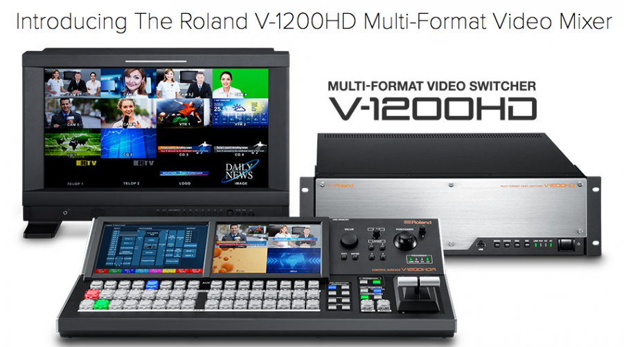 Roland V-1200hd & Hdr Bundle - Roland: V-1200hd Multi-format Video Switcher (900x900), Png Download
