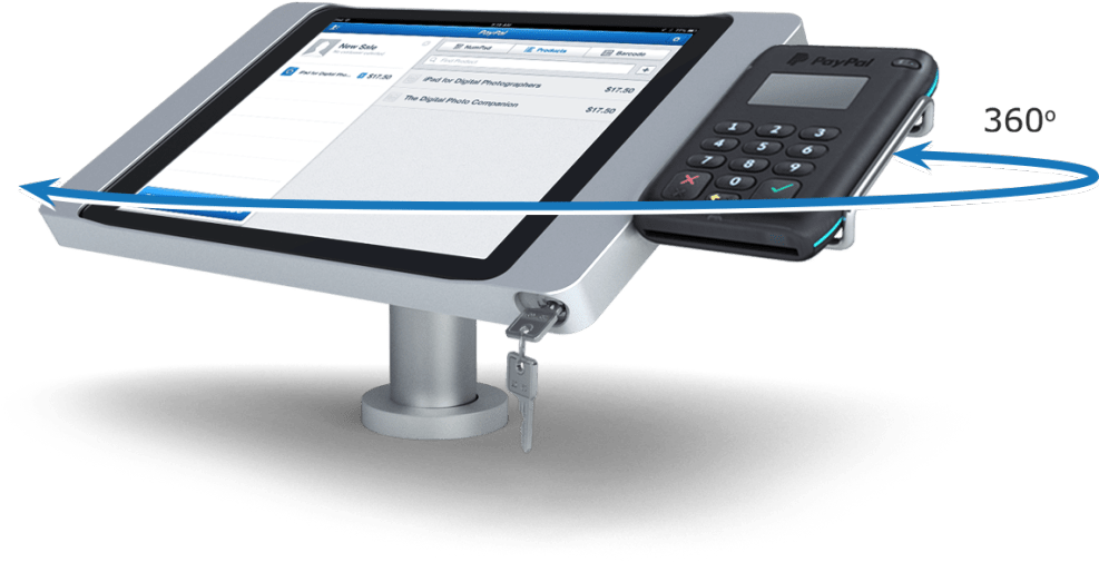 Paypal Chip Reader Stand (1024x720), Png Download
