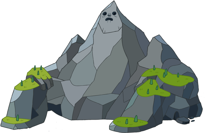Mountain Man - Montaña Hora De Aventura (824x545), Png Download
