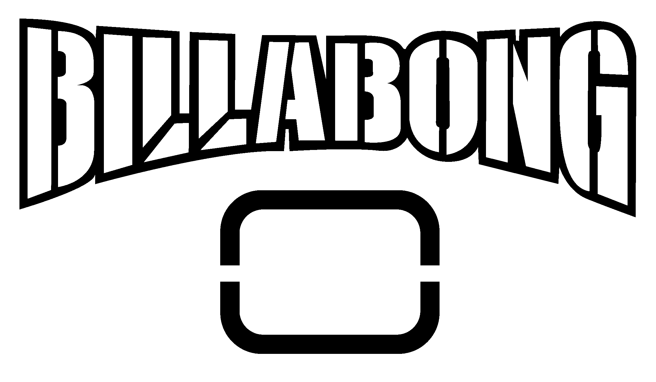 Billabong 01 Logo Black And White - Surfer Clothes Brands (2400x2400), Png Download