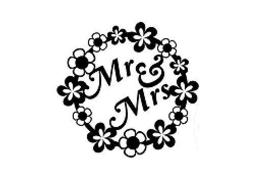 Mr & Mrs Flower Garland Bookami® Silhouette Book Folding - The Tale Of Peter Rabbit (500x500), Png Download