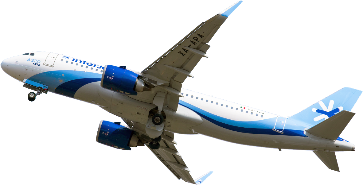 Inicio - A320neo Interjet Png (1200x622), Png Download