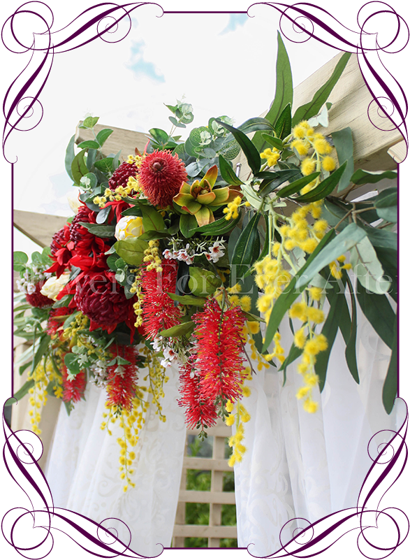 Katherine Wedding Arbor Arch Table Decoration Garland - Flower (608x822), Png Download