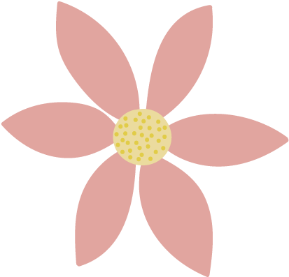 Gym Web Elements-pink Daisy - Vector Graphics (644x923), Png Download