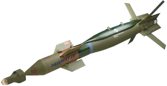La Paveway Iv Está En Servicio Desde 2008 Con El Tornado - Raytheon Paveway Iv Bomb (576x298), Png Download