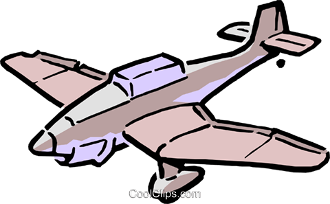 Aviones De Dibujos Animados Libres De Derechos Ilustraciones (480x297), Png Download