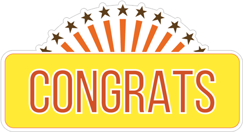 Congrats Congratulation Transparent Png Sticker - Kawasaki Zrx1200r (490x317), Png Download