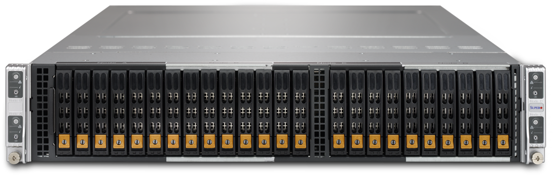 Supermicro Big Twin Server Image - Supermicro Server 4 Node (1260x709), Png Download