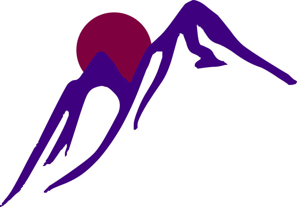 Mountain Sunset Morning Sunrise Evening Panorama - Mountain Top Png (960x670), Png Download