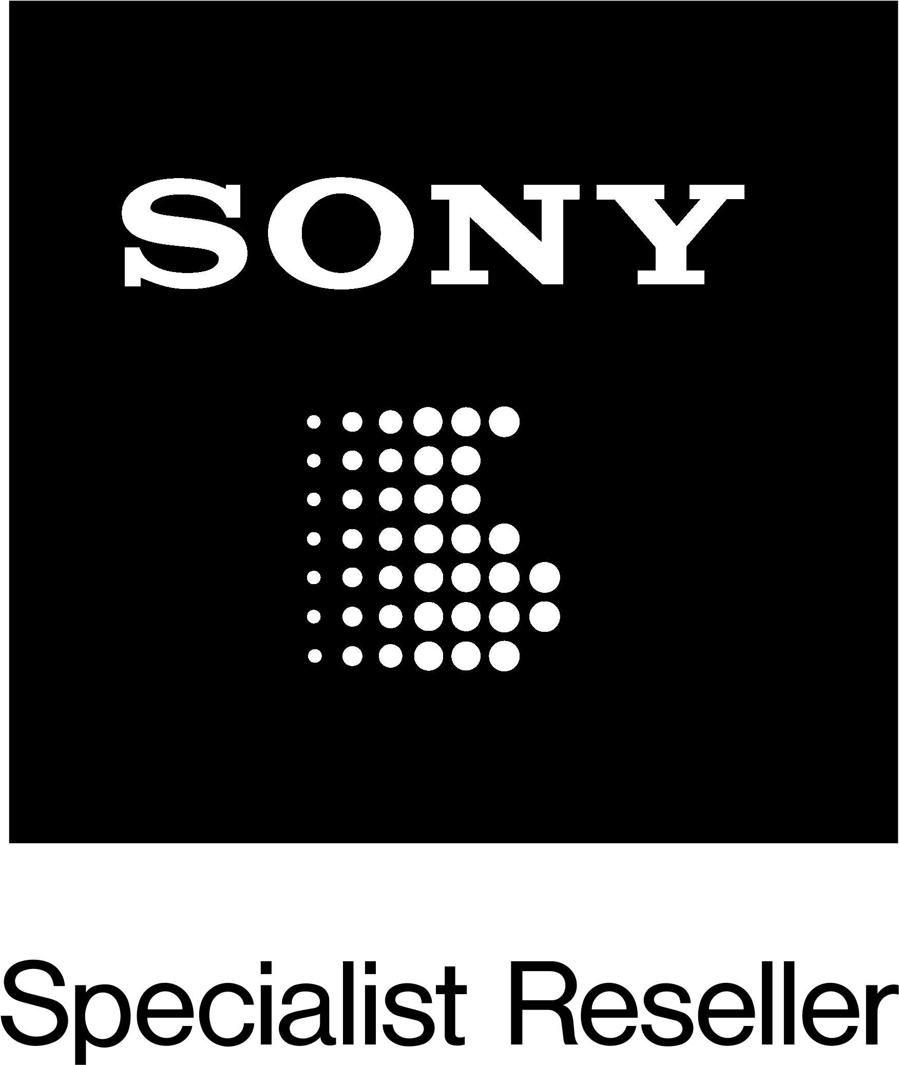 Sony Specialist Dealer Logo Black And White - Sony Pr10-d6a Pr10 Zinc Air Battery Dial Multipack (2400x2400), Png Download