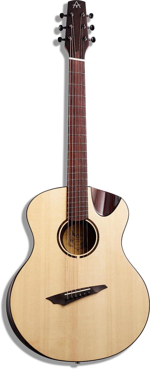 Fender Acoustic Guitar (600x1474), Png Download