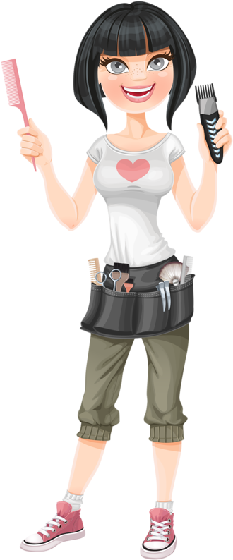 Фото, Автор Soloveika На Яндекс - Muñeca Oficios Animada En Png (329x800), Png Download