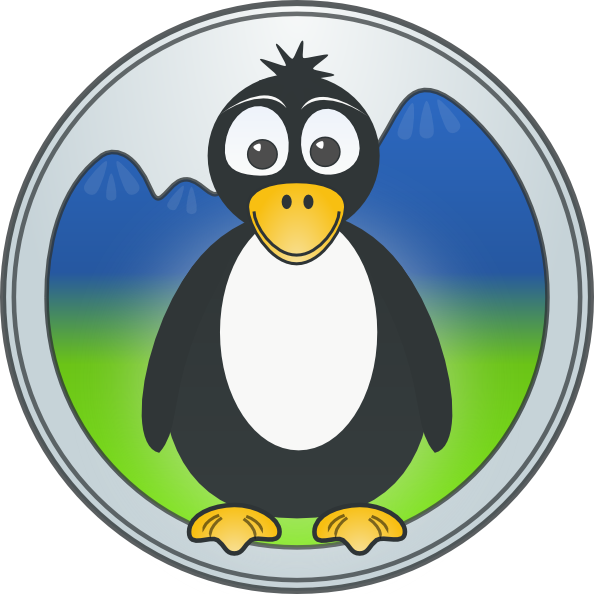 How To Set Use Penguin In The Mountains Clipart - Prostate Cancer Penguin Tile Coaster (594x594), Png Download