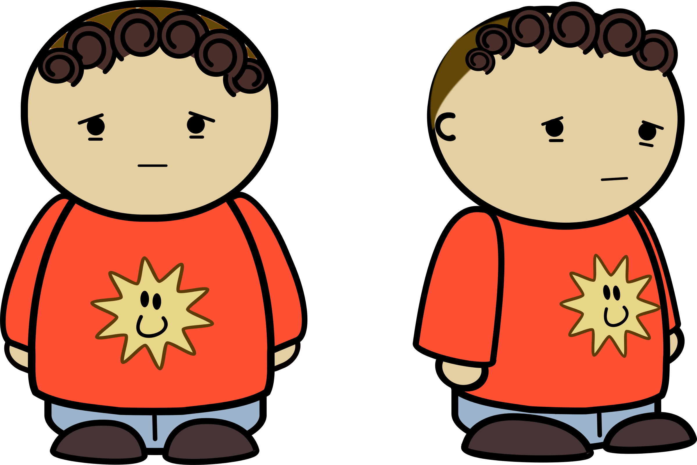 Clip Arts Related To - Comic Character Clip Art (2399x1600), Png Download