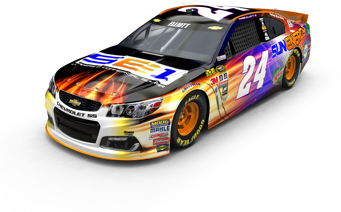 Elliott's Sunenergy1 Paint Scheme Revealed - Chase Elliott Cup 2016 Sunenergy1 (1200x900), Png Download