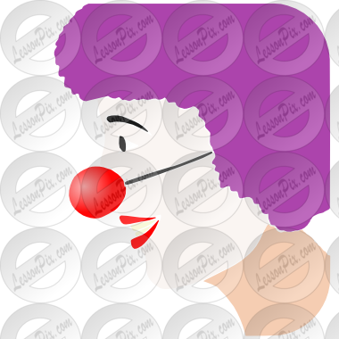 Clown Nose Stencil For Classroom / Therapy Use Great - Illustration (380x380), Png Download