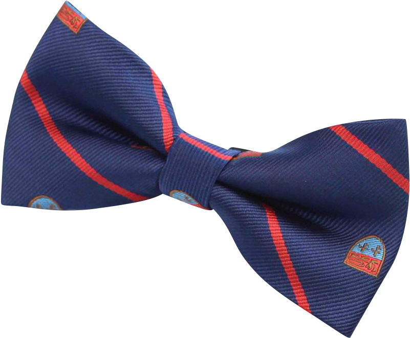 Navy/red Emblem Bow Tie - Галстук-бабочка Churchill Accessories (500x500), Png Download