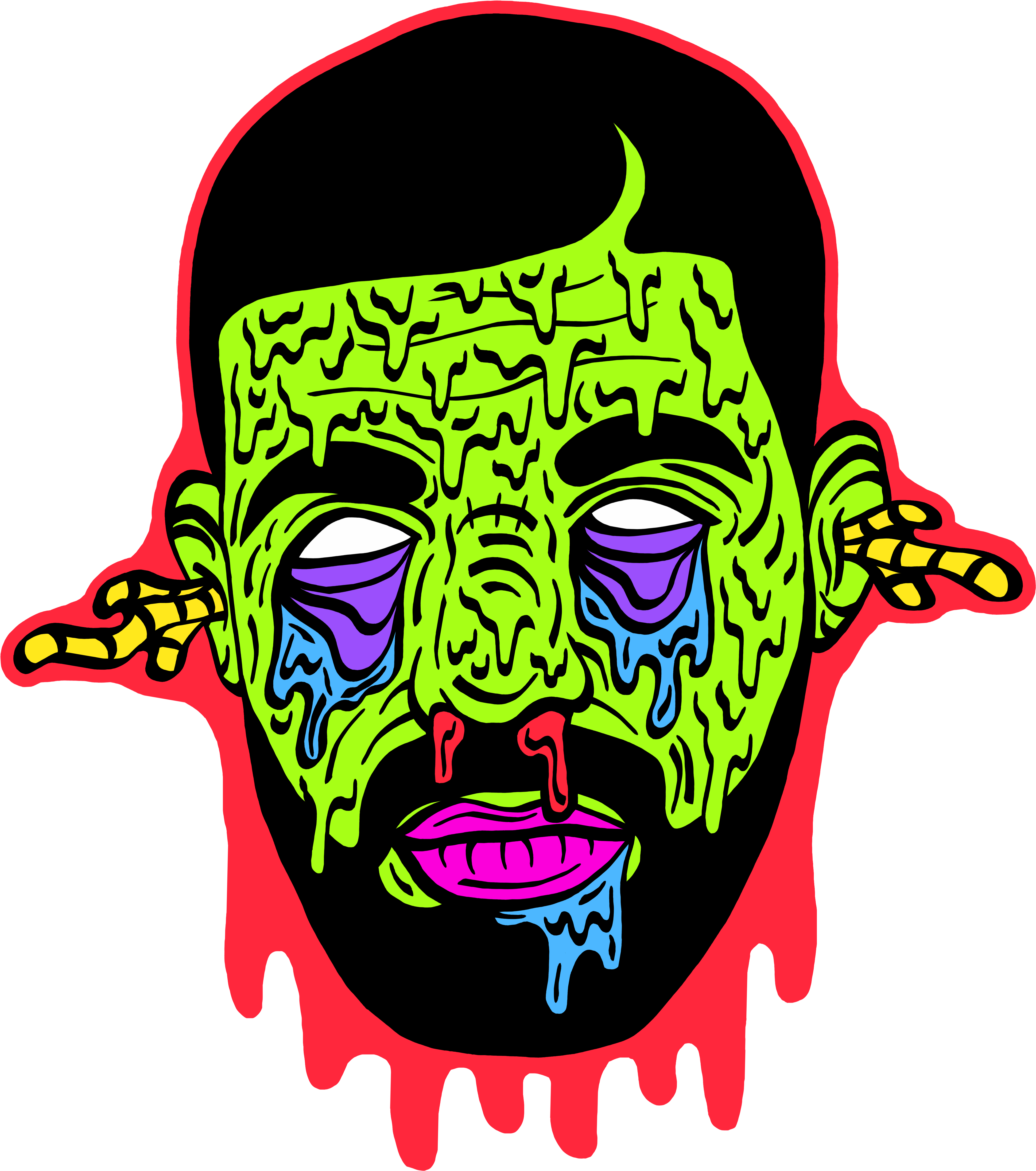 стикер голова