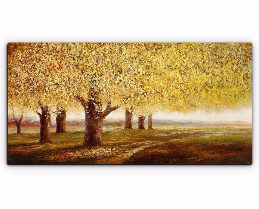 Golden Grove Canvas - Birch (1434x693), Png Download