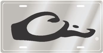 Drake Duck Head License Plate Dw80122 - Drake License Plate Logo (371x480), Png Download