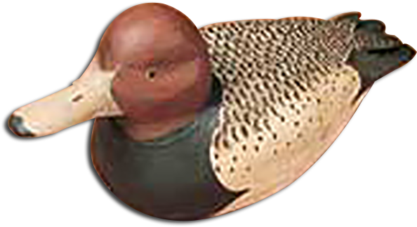 Boyds Wills Creek Decoy Red Head Duck Figurine - Mallard (600x377), Png Download