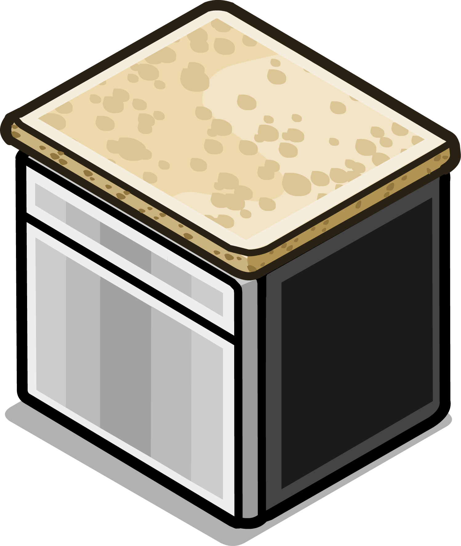 Granite Top Dishwasher Sprite 005 - Dishwasher (1498x1772), Png Download