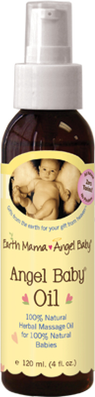 Angel Baby Oil, Earth Mama Angel Baby, 4 Oz (800x800), Png Download